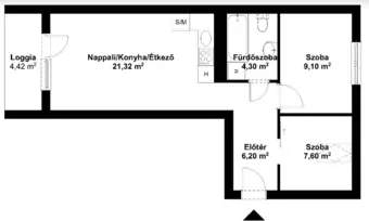 Nyíregyháza-Hímes 46/50 m2-es lakás + beálló eladó!