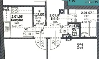 Újfehértón 93 m2-es új tetőtéri lakás eladó!