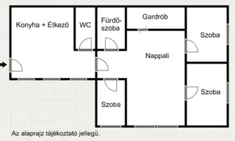 Nyíregyháza-Belváros 86 m2-es első emeleti lakás kocsibeállóval eladó!