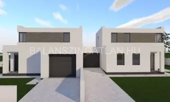 Ságvári-Kertvárosban 127 m2 es, minimál stílusú ikerház eladó.